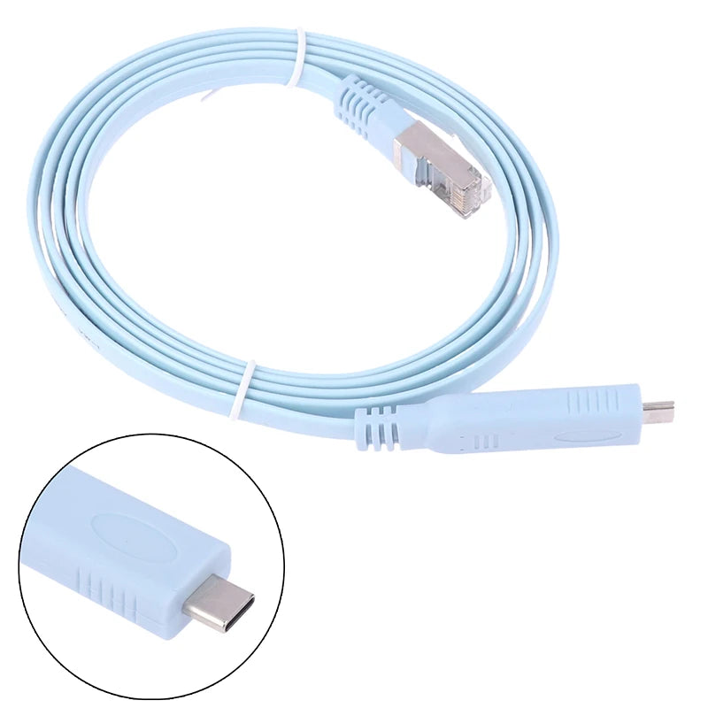 USB-C to RJ45 Serial Console Cable 1.5m RS232 Adapter