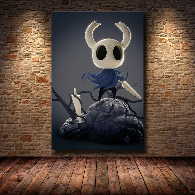 Hollow Knight Hallownest Map HD Canvas Poster | Wall Art