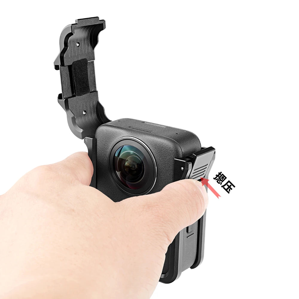 Metal Expansion Cage For DJI Osmo 360 Camera Ultra-Expandable Cold Shoe Mount Multifunction Frame For Cinematography VLOG Video Peaceful Pleasures Health and Wellness
