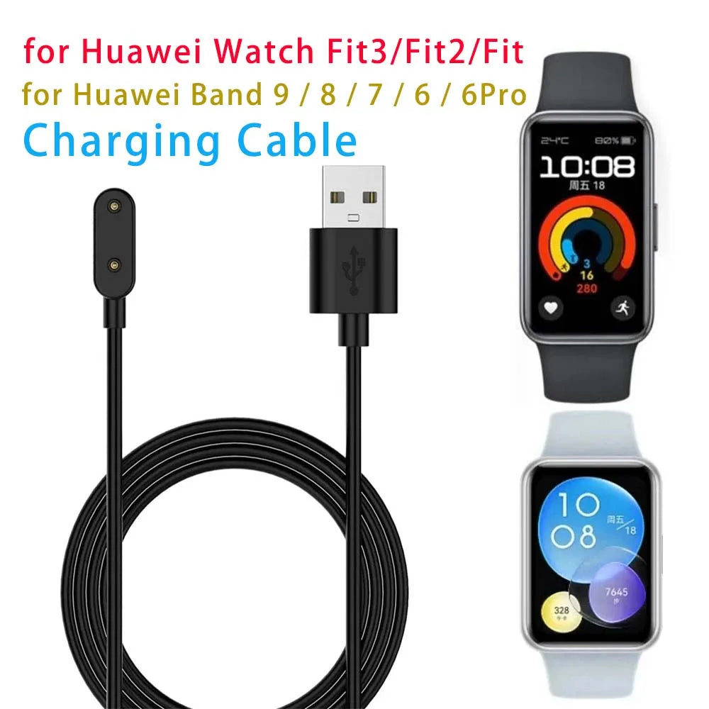 USB Charging Cable for Huawei Band 9/8/7/6 & Watch Fit 3/2 Peaceful Pleasures Health and Wellness