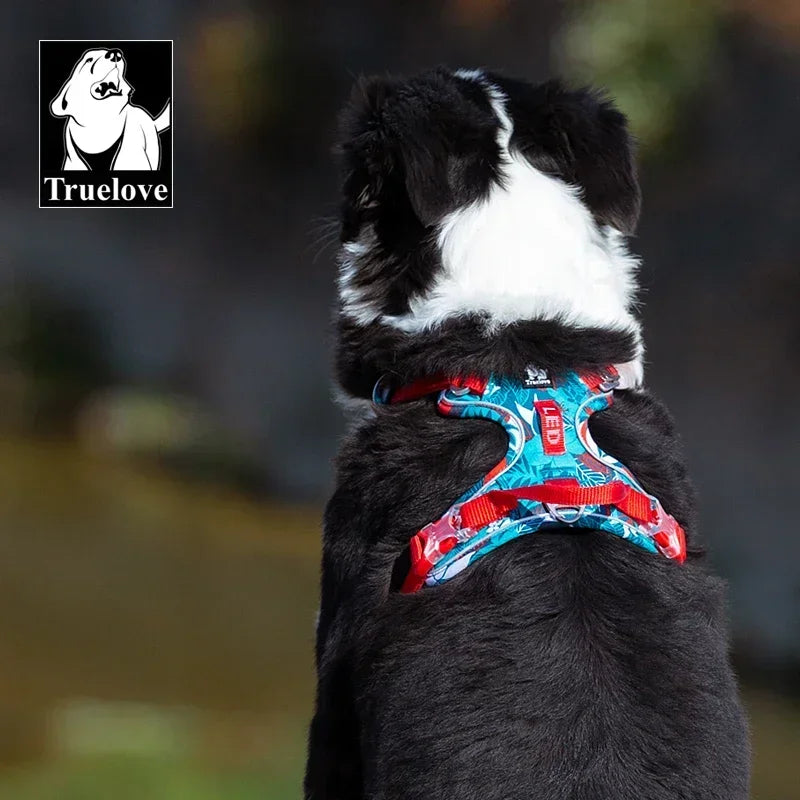 Truelove Pet Explosion-proof Dog Harness Camouflage Reflective Nylon Special Edition and Upgrade Version Easy to Adjust TLH5653 Peaceful Pleasures Health and Wellness