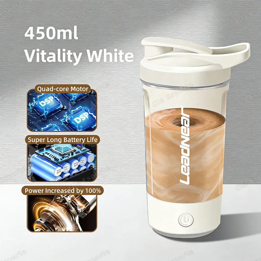 Portable Electric Protein Shaker Blender Cup | Gym & Travel