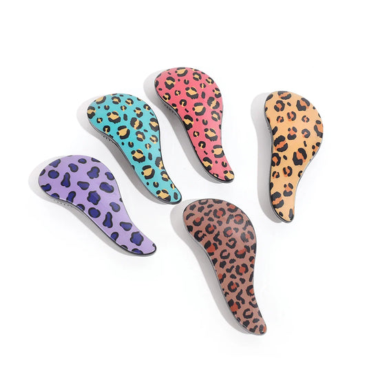 Leopard Print Air Cushion Detangling Hair Comb & Massager Detangling Hair Comb Oasis Select