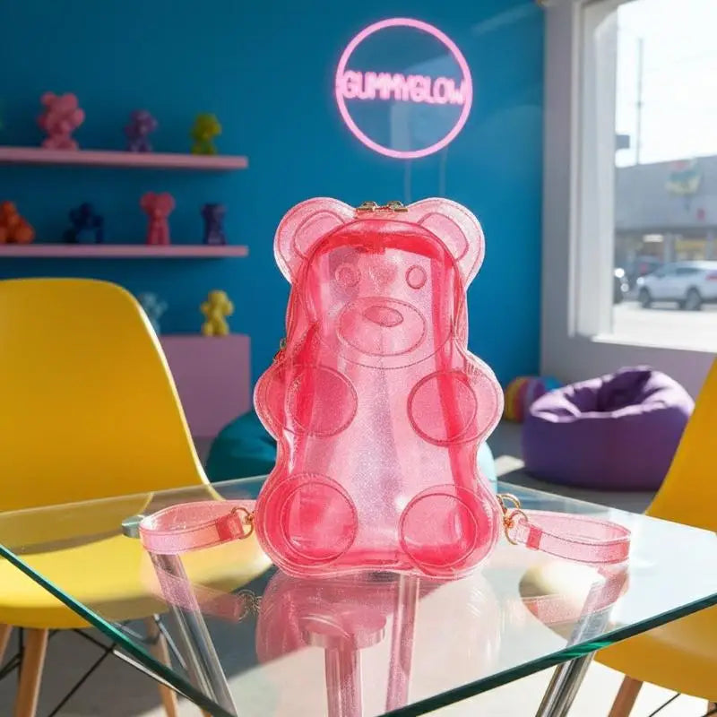 Ita Backpack Cute Bear Clear PVC Display Bag | Anime & School