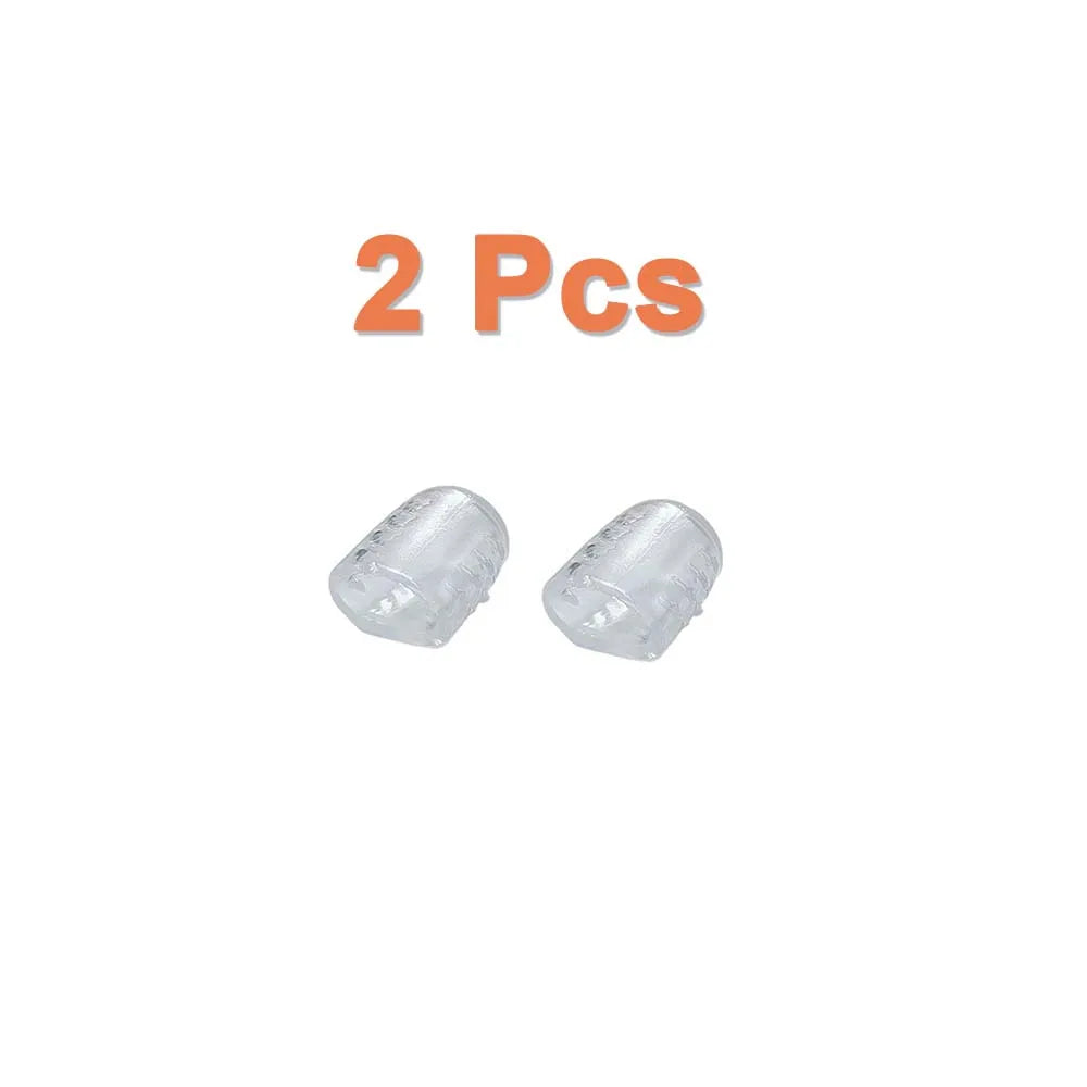 2/10Pcs Silicone Toe Caps Anti-Friction Breathable Toe Protector Gel Toe Cap Protector Cushions Prevents Blisters Toe Foot Care Peaceful Pleasures Health and Wellness 2pcs