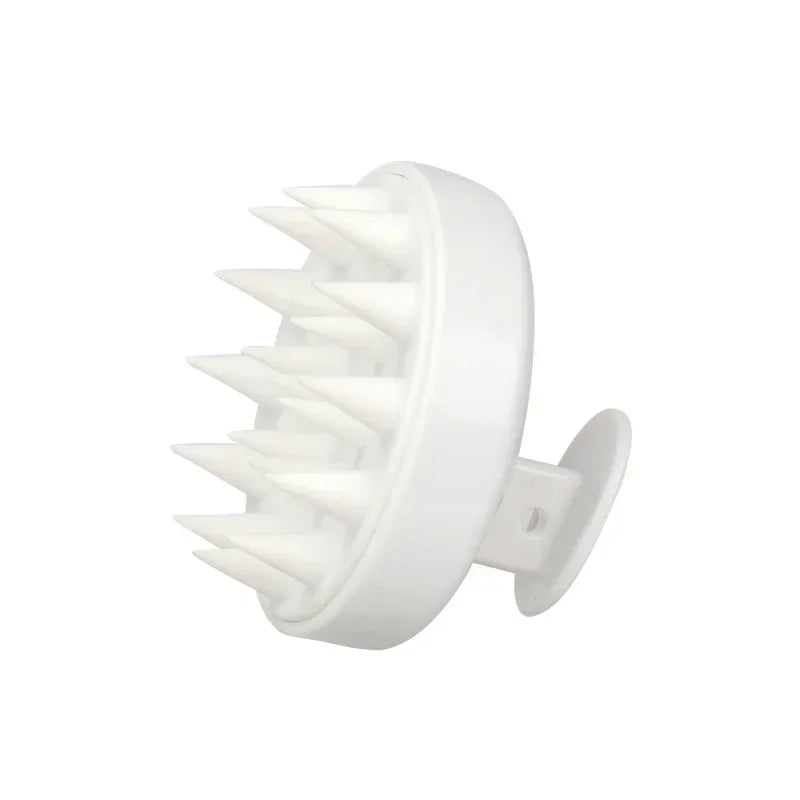 10pcs Shampoo Brush Head Scalp Massage Comb Hair Washing Comb Body Massage Brush Bath Shower Brush Salon Hairdressing Tool Peaceful Pleasures Health and Wellness White