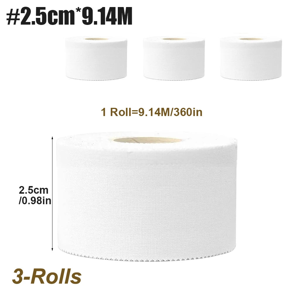 WEFITON 3-Roll Foam Athletic Underwrap Tape – Ankles & Wrists Athletic Foam Tape Peaceful Pleasures Health and Wellness 2.5cm x 9.14m