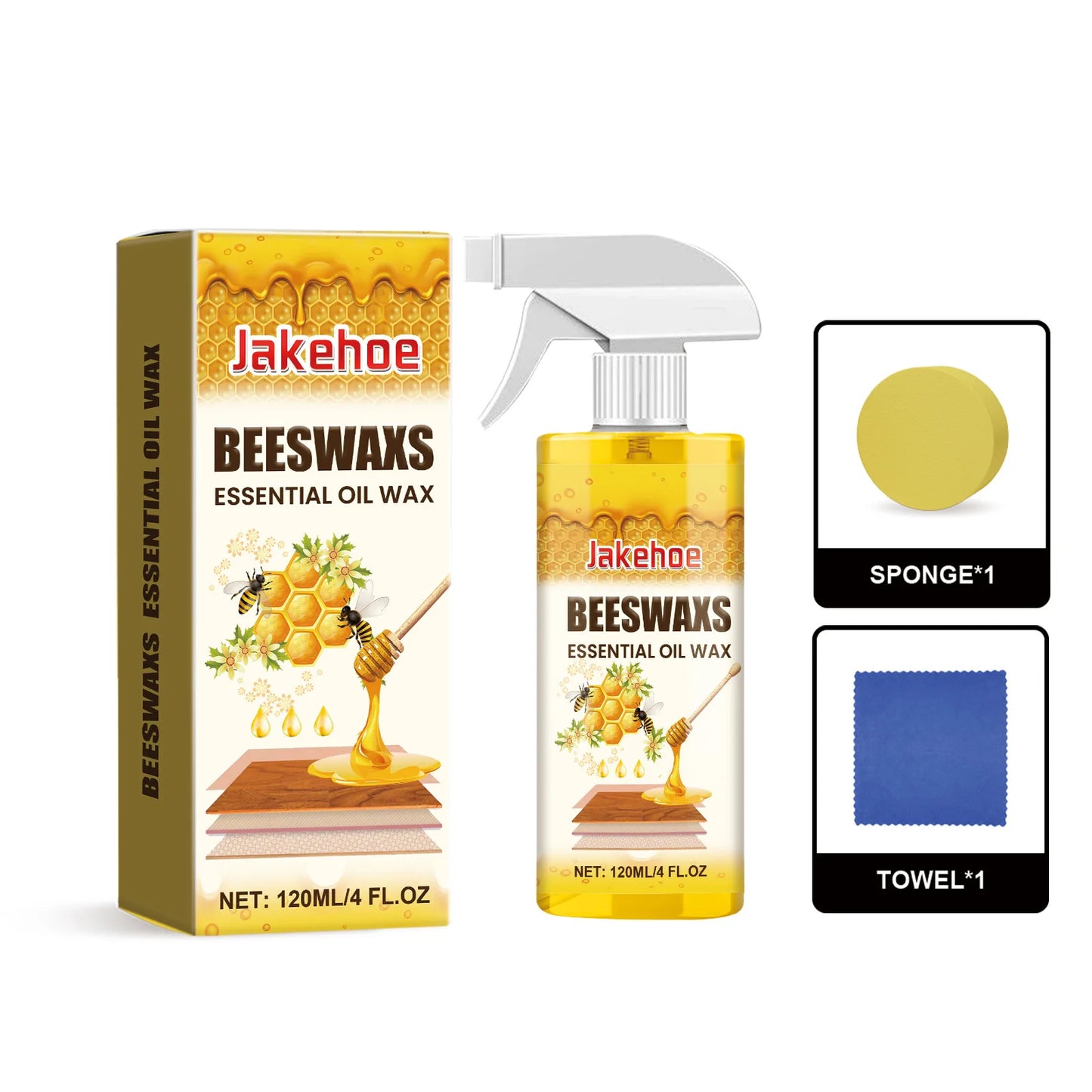Beeswax Furniture Polish Spray | Wood Care, Waterproof & Shine