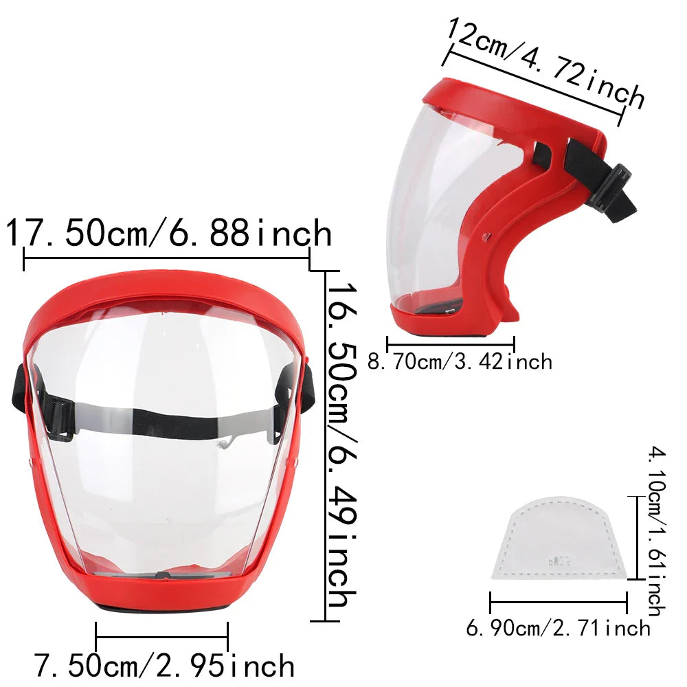 NICEYARD Full Face Shield – Anti-Fog, Oil-Splash Proof & Filters
