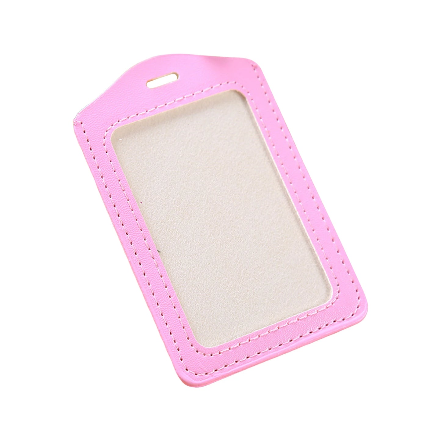 Business Card Protector Cover Waterproof and Wear-Resistant Card Case for Bus Pass Card Bank Credit Card Peaceful Pleasures Health and Wellness Vertical style-pink