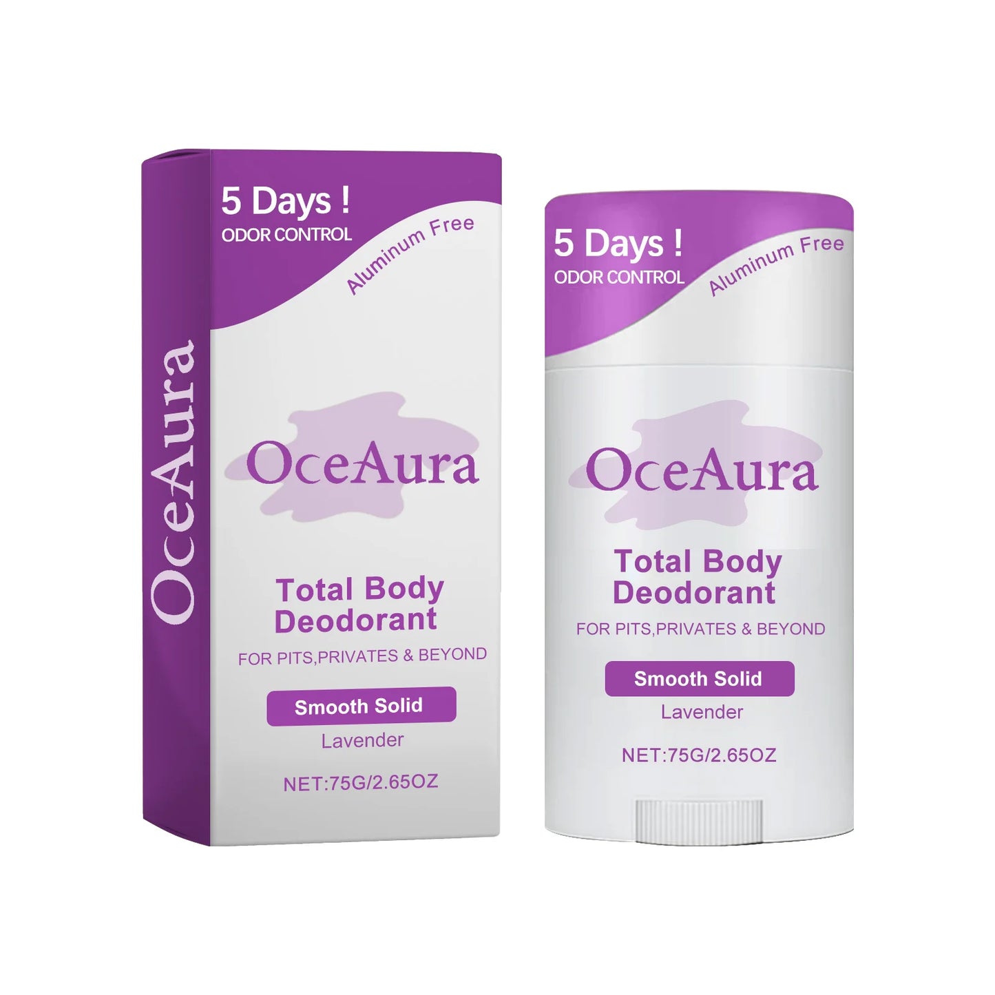 Lavender Deodorant Balm Stick 75g – Alcohol-Free Antiperspirant