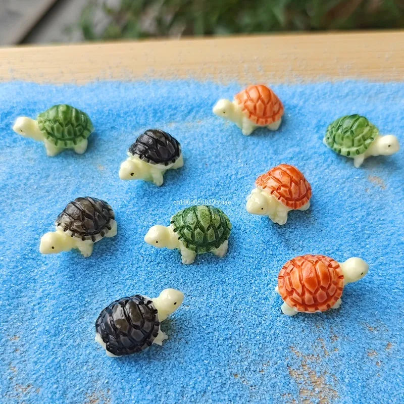 1pcs Super Mini Animals Fairy Garden Miniatures DIY Terrarium Figurines Micro Moss Landscape Decor Dollhouse Accessories 피규어 Peaceful Pleasures Health and Wellness