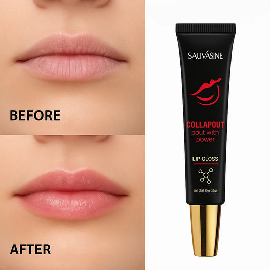 SAUVASINE Berry Lip Oil Plumper & Hydrating Gloss Serum 20ml Lip Oil Plumper Peaceful Pleasures Health and Wellness