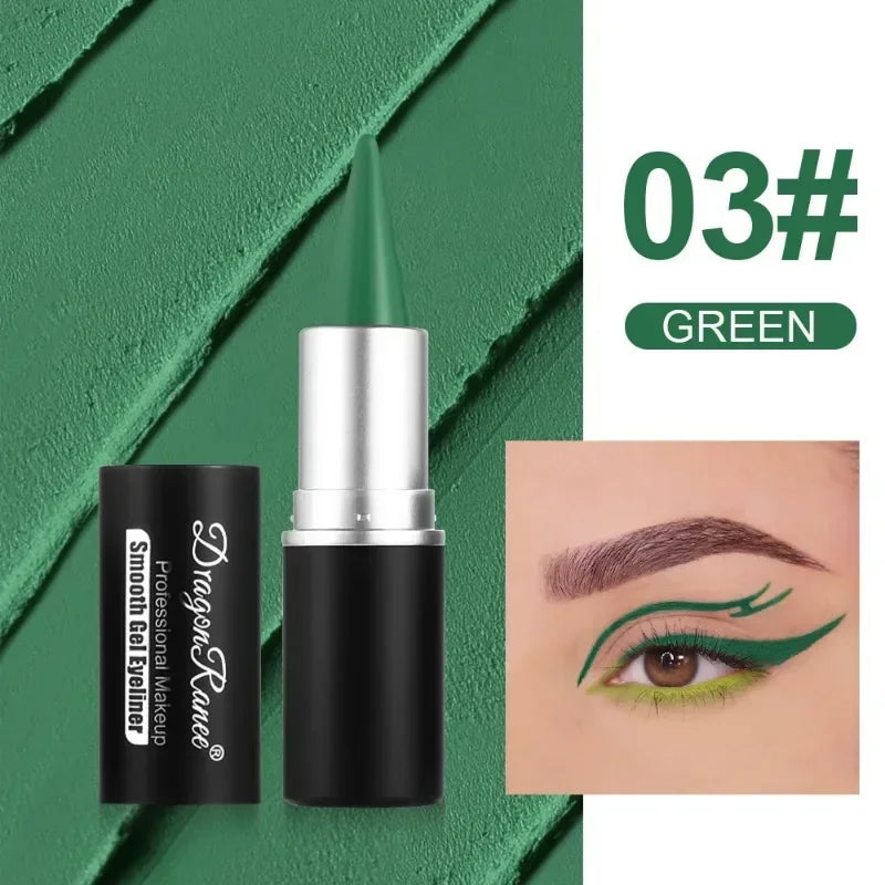 High Pigment Matte Waterproof Gel Eyeliner Pencil | Multi-Color