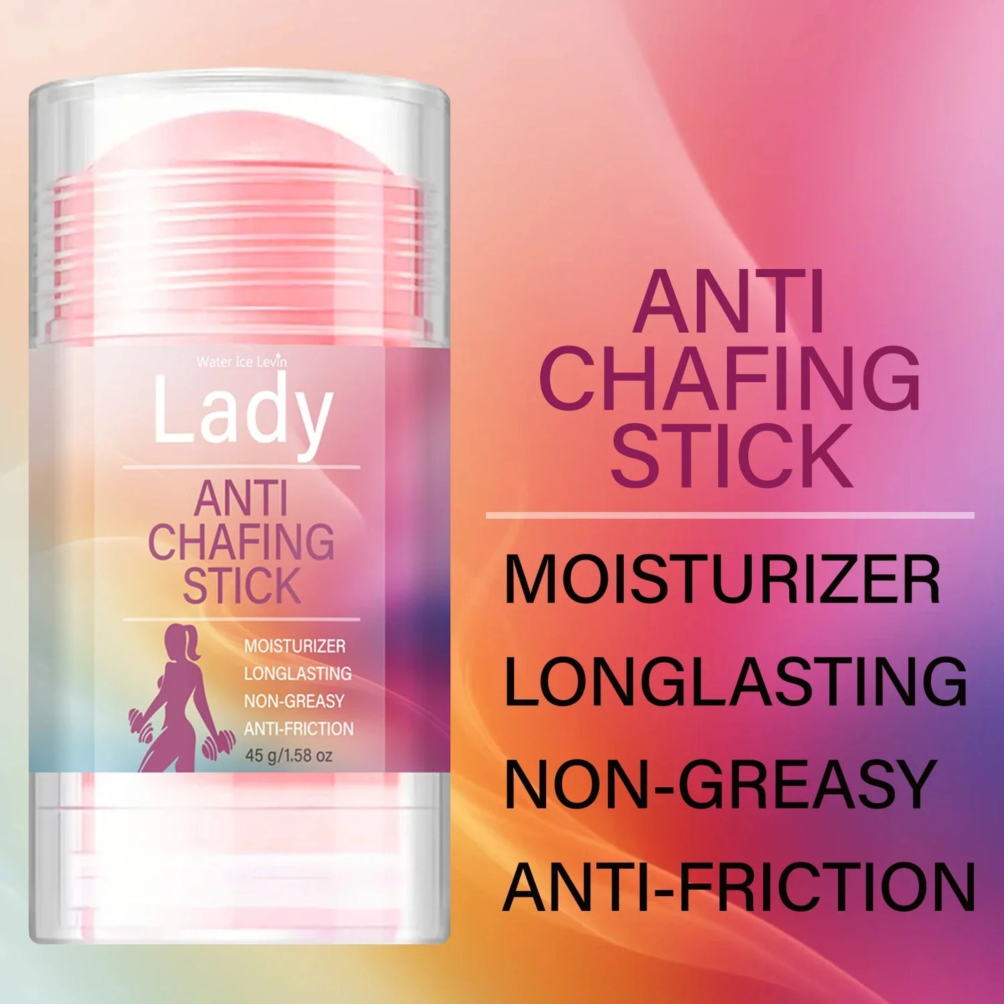 Anti-Chafing Moisturizing Stick – Non-Greasy Body Care 45g
