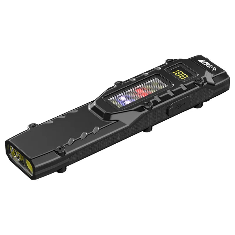 SHINEKNOT EDC Tactical Flashlight 1300LM | Red, UV & Clip