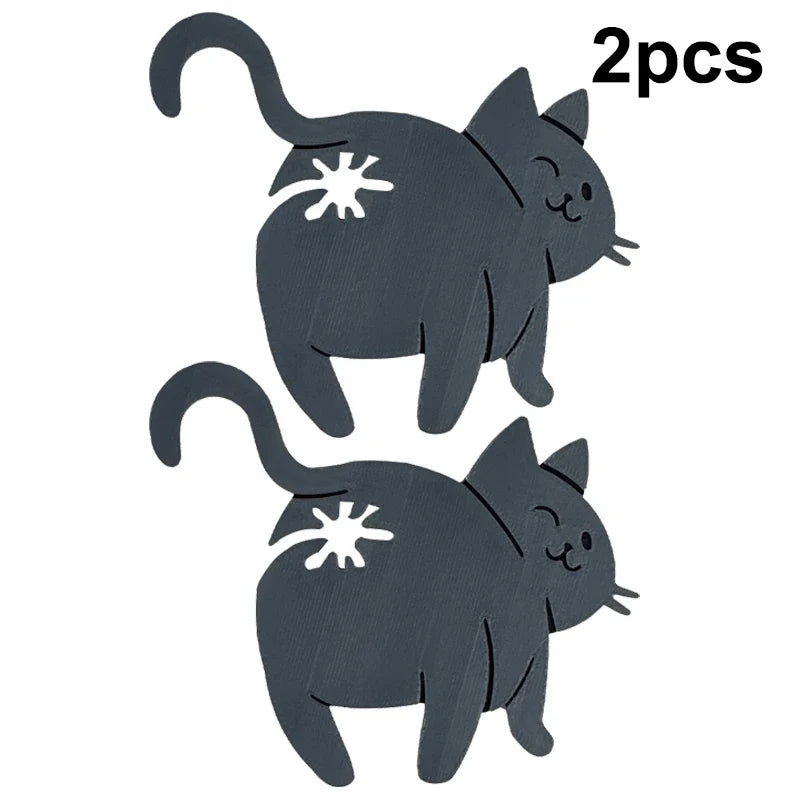 3D Cat Butt Bag Clips 2-Pack | Novelty Kitchen Sealing Clips