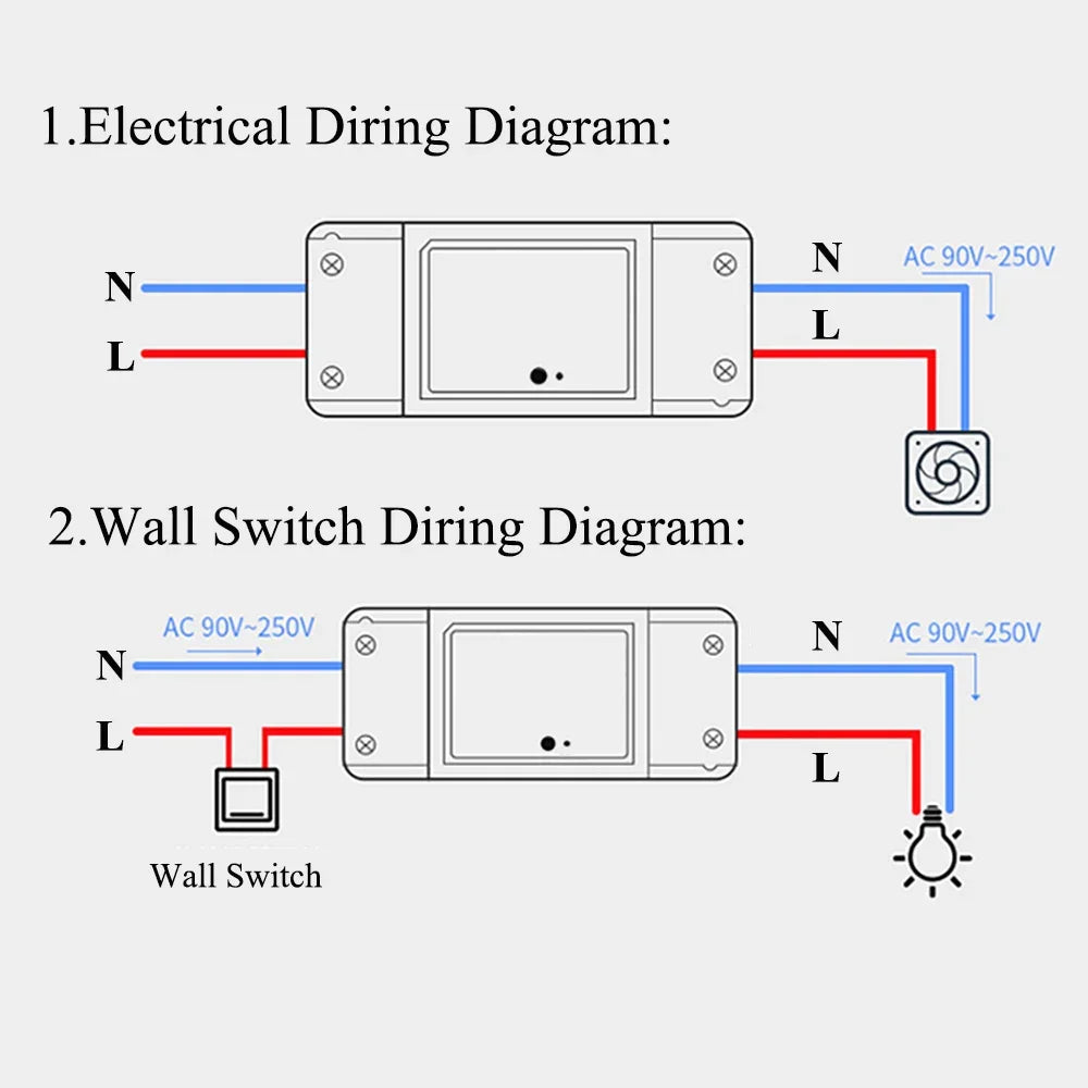 eWeLink WiFi Smart Switch 16A | Alexa & Google Home Control