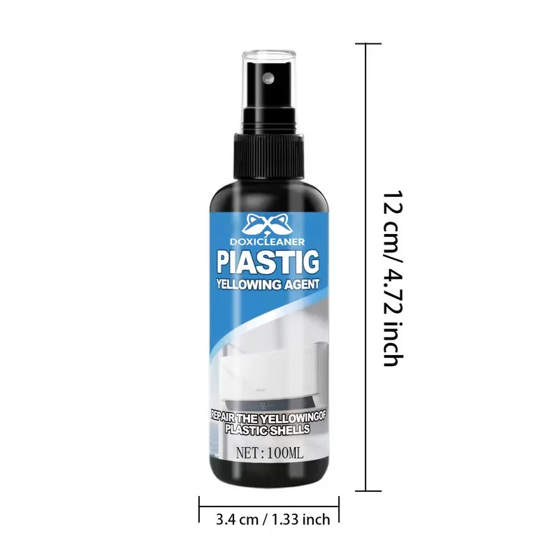 Plastic Restoration Spray – Remove Yellowing & Restore Shine