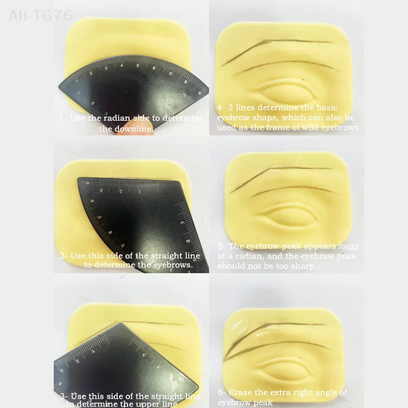 Eyebrow Mapping Ruler | Microblading Brow Shaping Stencil