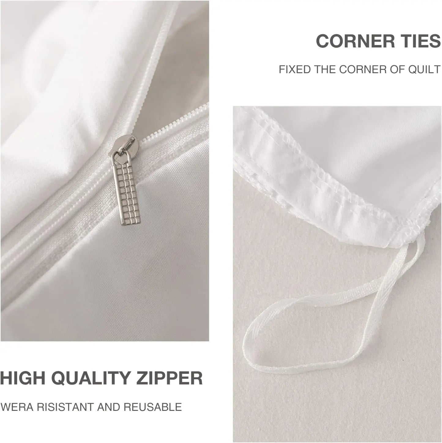 Battilo Pinch Pleated Duvet Cover Set | Soft Microfiber Bedding