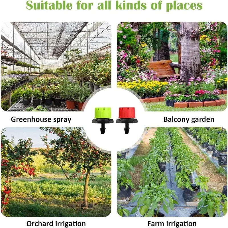 Adjustable Drip Irrigation System Kit 50–800 Pieces | Garden