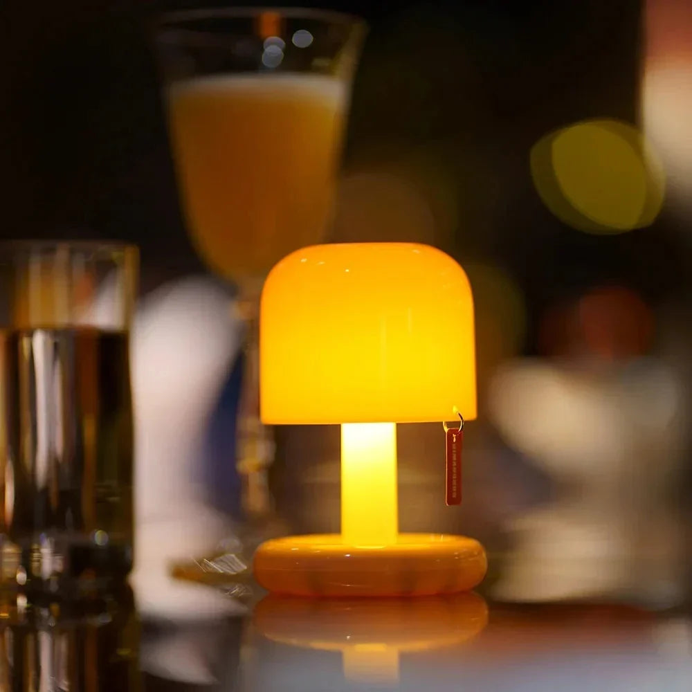 Sunset LED Night Light – Rechargeable Touch Table Lamp