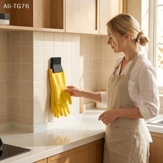 4-Pack Dishwashing Glove Clip Hook Rack | Kitchen Organizer Glove Storage Clips Peaceful Pleasures Health and Wellness