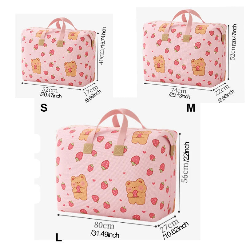 Large Foldable Storage Bags for Blankets & Comforters