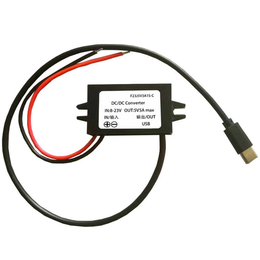12V/24V to 5V USB-C Step-Down Converter 5A 25W IP68 DC Step-Down Converter Oasis Select A