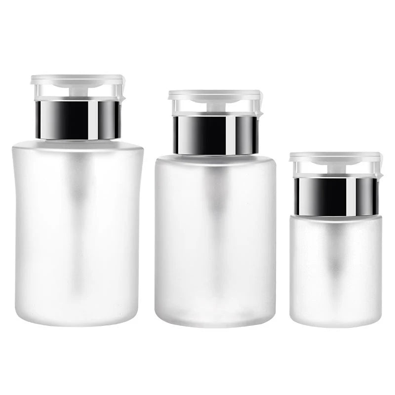60/150/180/250ml Empty Pump Dispenser Liquid UV Gel Polish Nail Art Polish Clean Bottle Polish Cleanser Remover Bottle Peaceful Pleasures Health and Wellness