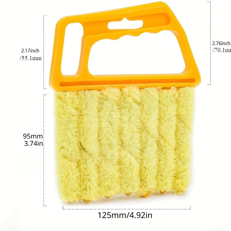 7-Finger Microfiber Blind Cleaner – Portable Dust Collector