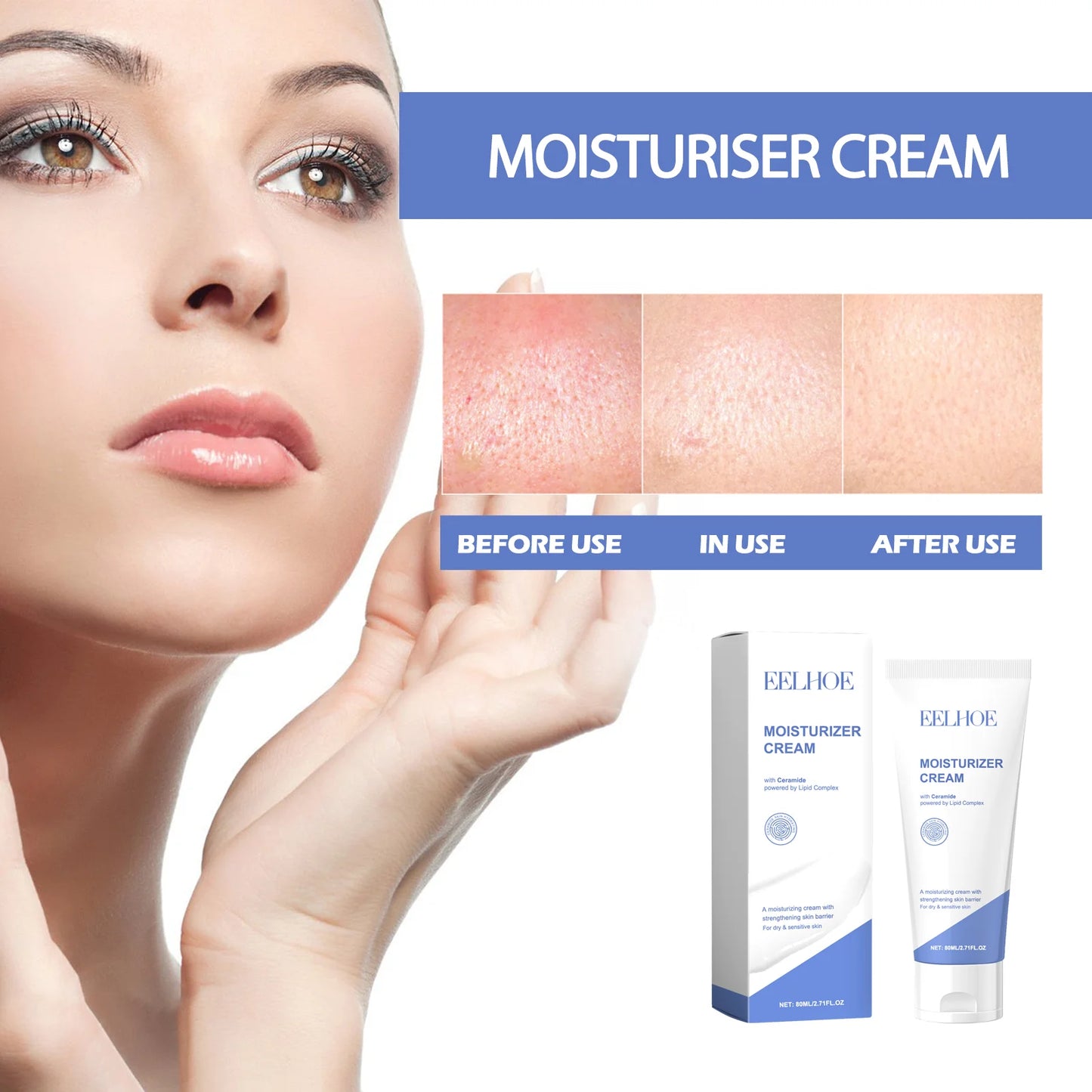 Ceramide Face Cream – Skin Barrier Repair & Moisturizer