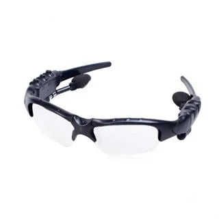 Smart Glasses Stereo Earphones Wireless Headset with Mic Glasses Sunglasses for Driving Cycling Sports Noise Reduction Headphon Peaceful Pleasures Health and Wellness White