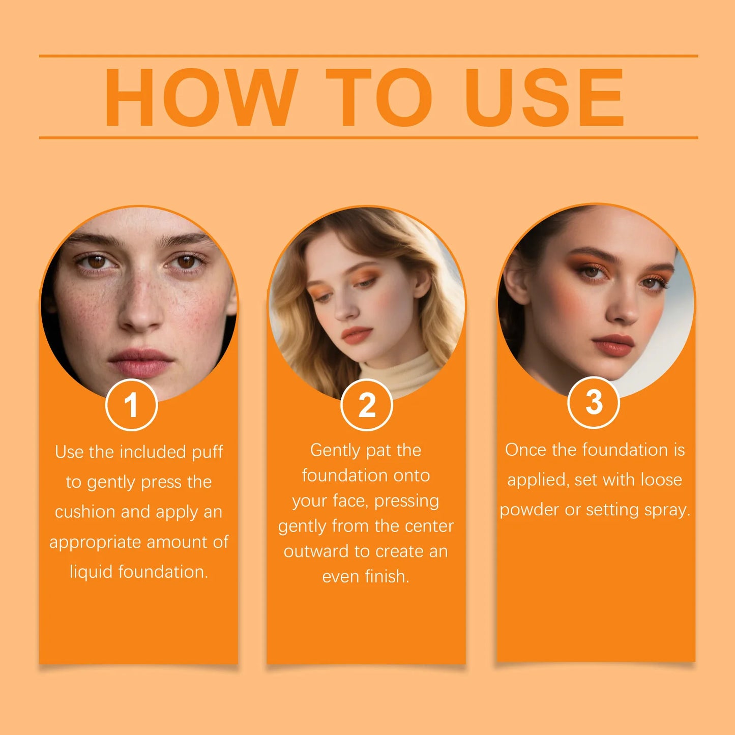 Air Cushion BB CC Cream Foundation – Flawless Coverage 18g