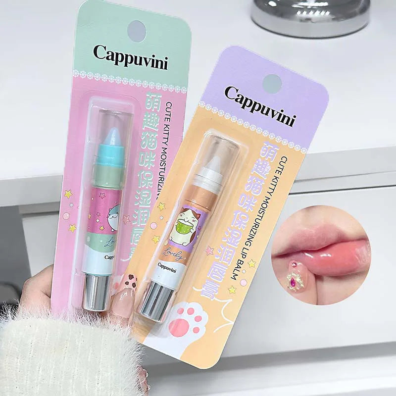 Cappuvini Cat Lip Balm – Natural Moisturizing & Anti-Chap