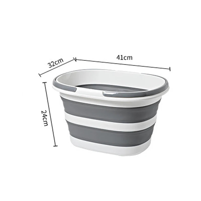 16L Collapsible Mop Bucket – Foldable Portable Wash Basin