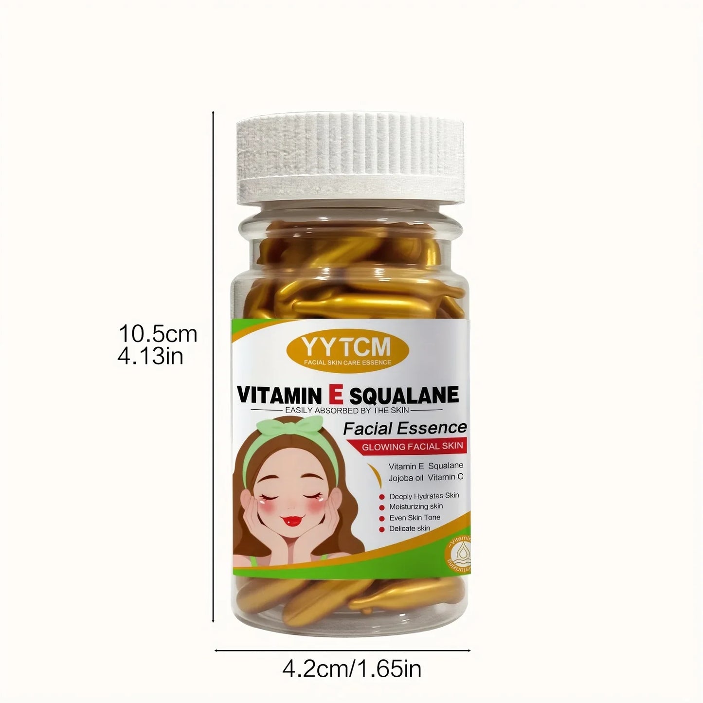 Vitamin E Capsule Essence – Deep Moisturizing & Brightening | 90ct