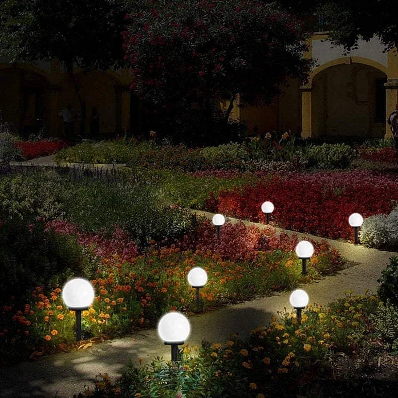 6-Pack Solar Pathway Lights | Waterproof LED Garden Stake Lamps