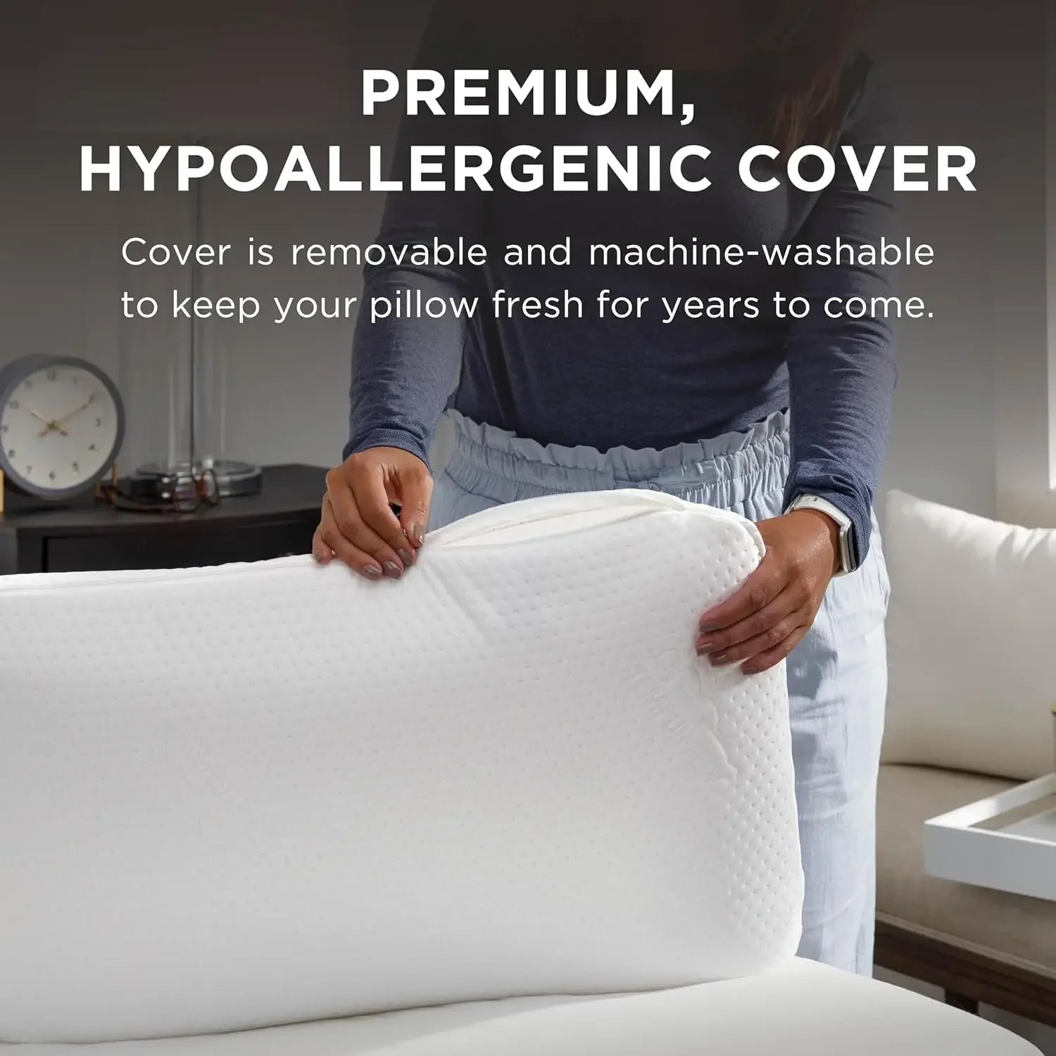 Luxury Memory Foam Pillow for Neck & Shoulder Pain Relief Peaceful Pleasures Health and Wellness