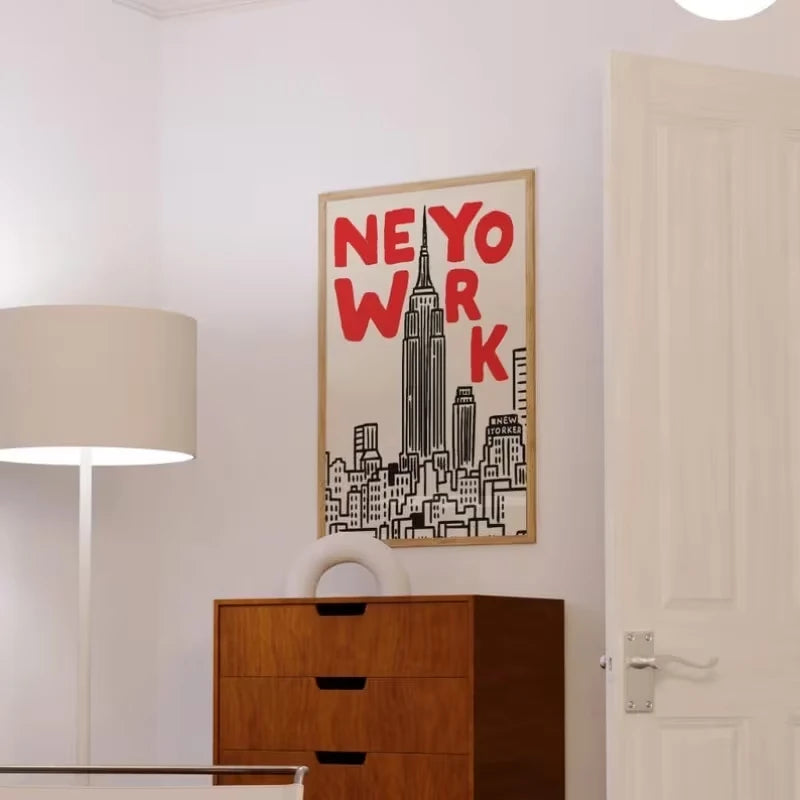 Empire State Building Canvas Wall Art Print | NYC Poster