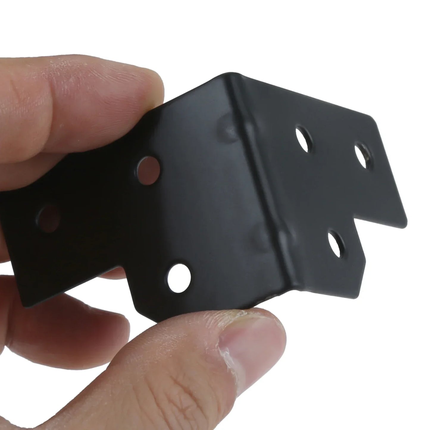 4-Pack Metal Corner Brackets for Flight Case & Wood Box Protection