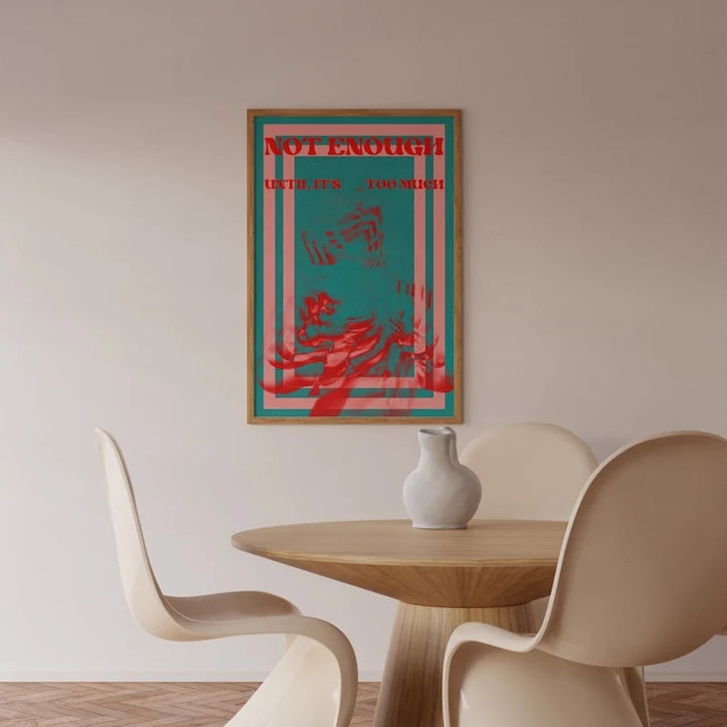 Gadient Poster,70s Poster,Aura Poster,Psychedelic Poster,Hippie Print,Vintage Canvas Poster,Psychedelic Art,Retro Wall Art Peaceful Pleasures Health and Wellness