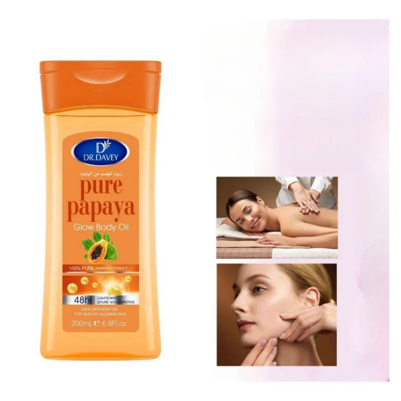 Papaya Body Oil Papaya Glow Body Oil Body Massage Essential Oil Skin Care Essential Oil Peaceful Pleasures Health and Wellness