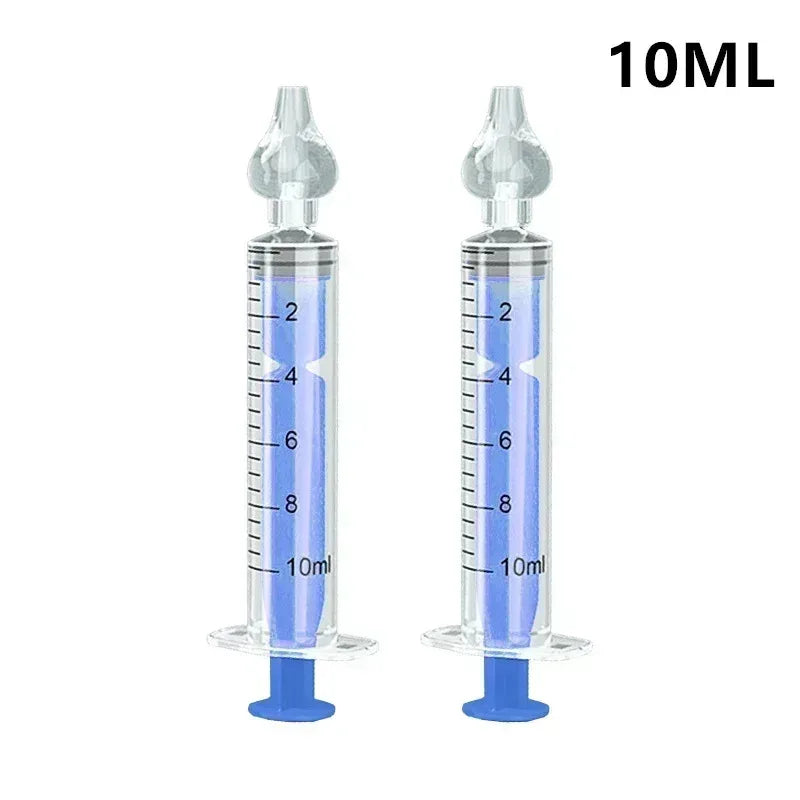 Baby Nasal Aspirator Nose Cleaner – Soft Silicone, 2pcs 10ml