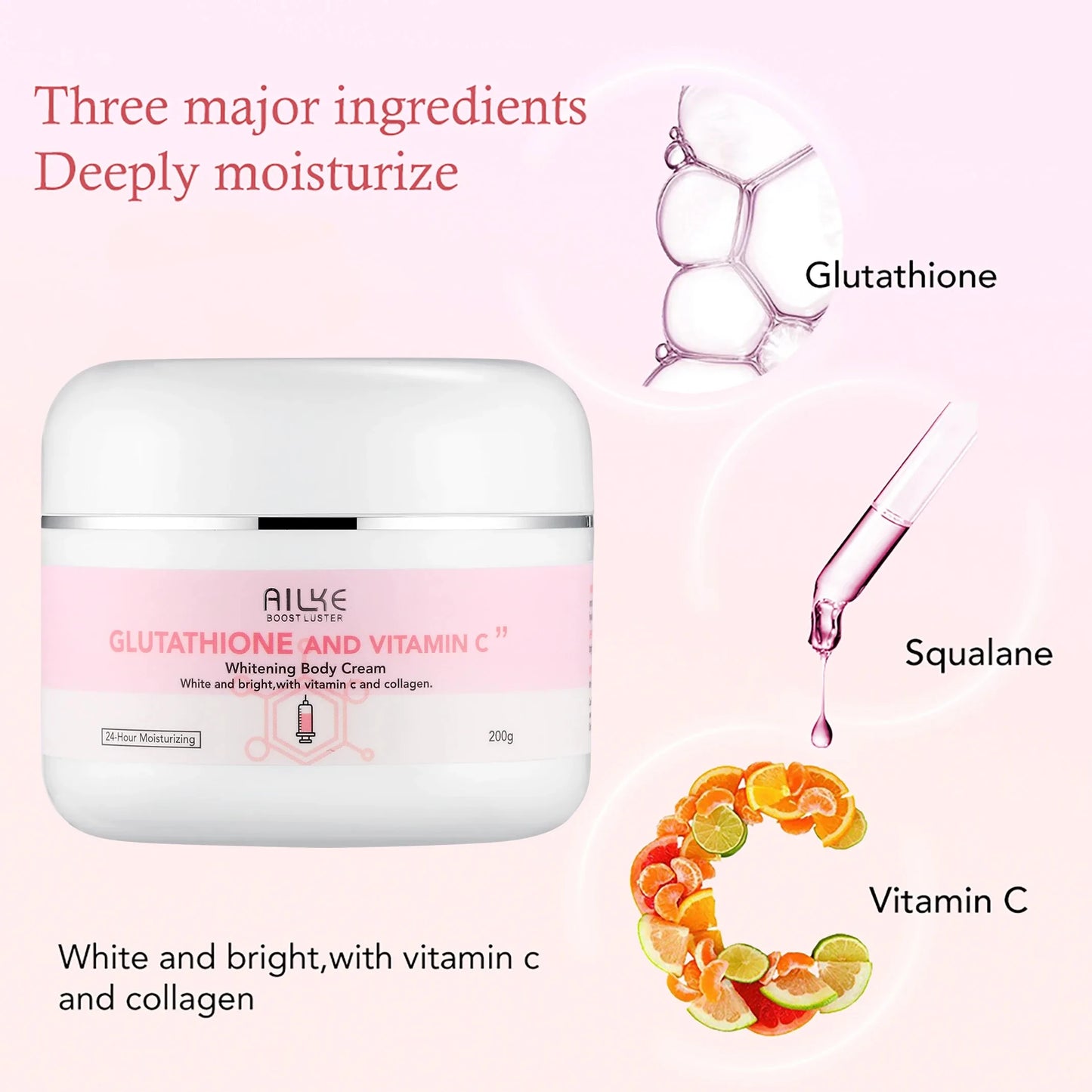 AILKE Glutathione Vitamin C Brightening Body Skin Care Set
