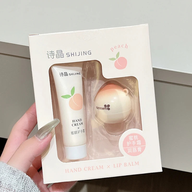 Hand Cream & Lip Balm Set – Moisturizing Combo for Dry Skin