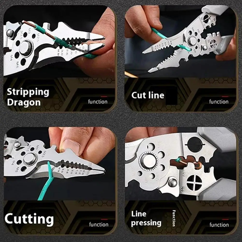Multi Functional Electrician Pliers For Wire Splitting And Stripping Specialized For Electricians Peaceful Pleasures Health and Wellness