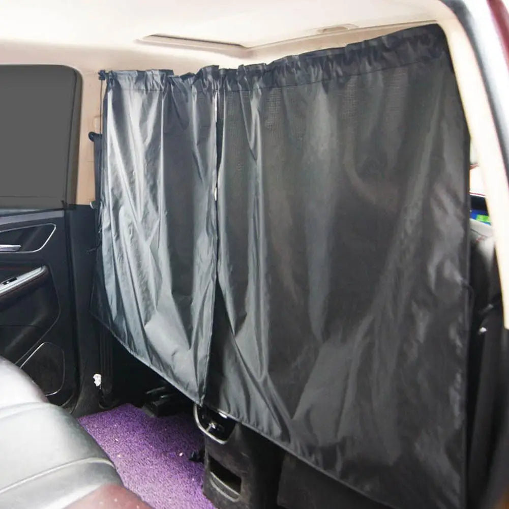 Car Partition Curtain Shade Car Privacy Partition Curtain Interior Insulation Rear Private RV Shade Shade Shade Peaceful Pleasures Health and Wellness
