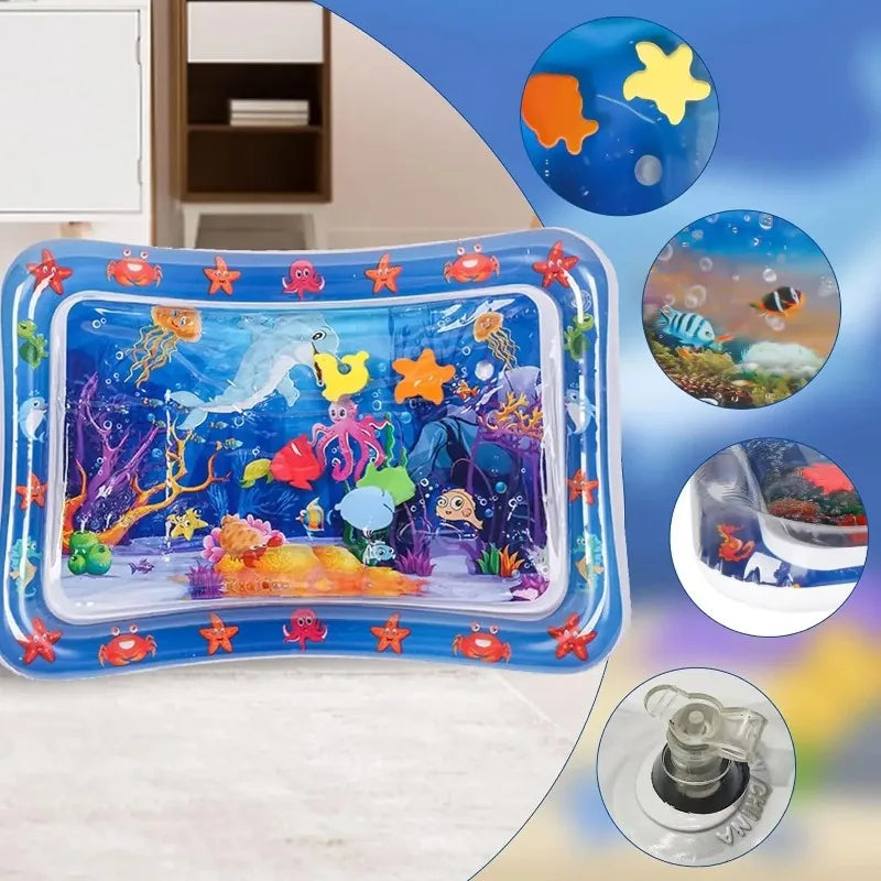 Inflatable Water Play Mat for Cats, Babies & Pets – PVC